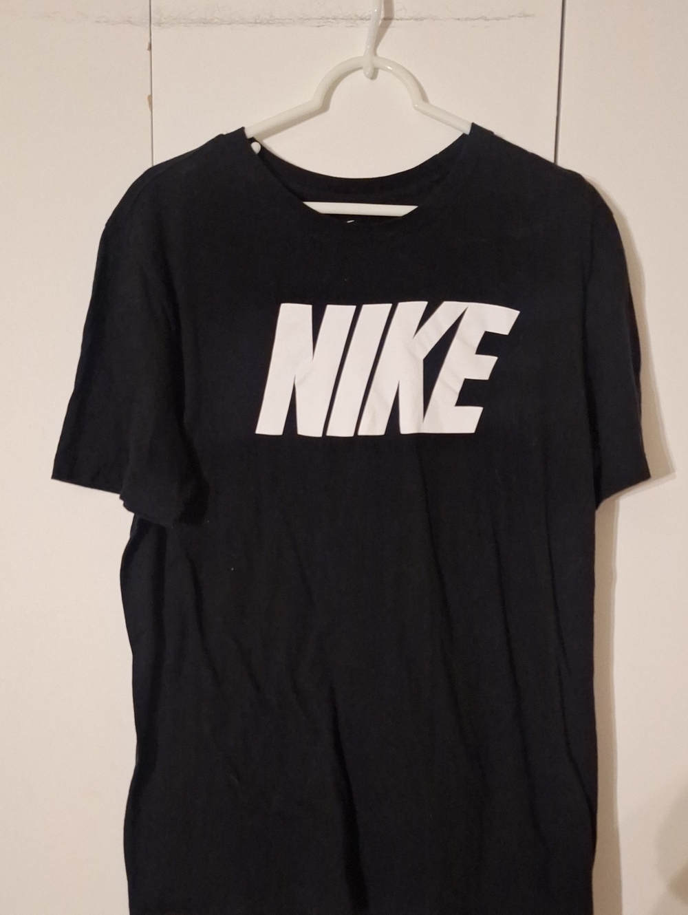 Nike Black Short Sleeve T-Shirt with White NIKE Logo